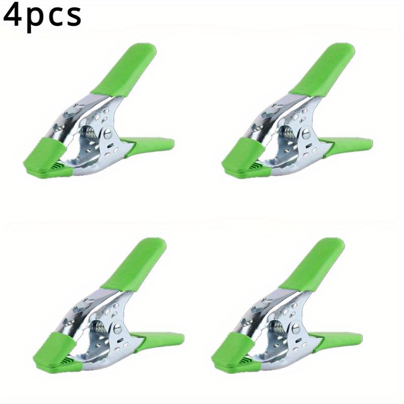 4 шт., 6 дюймов/15 см, пружинный зажим, сверхмощные пружинные металлические пружинные зажимы 4pcs зелёный