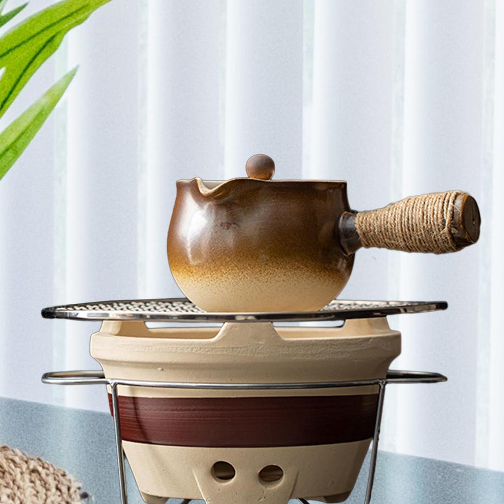 Ceramic Teapot Porcelain Tea Pot Portable Pot Tea Maker Porcelain Single Teapot for Kitchen Tea House Hiking Outdoor Picnic