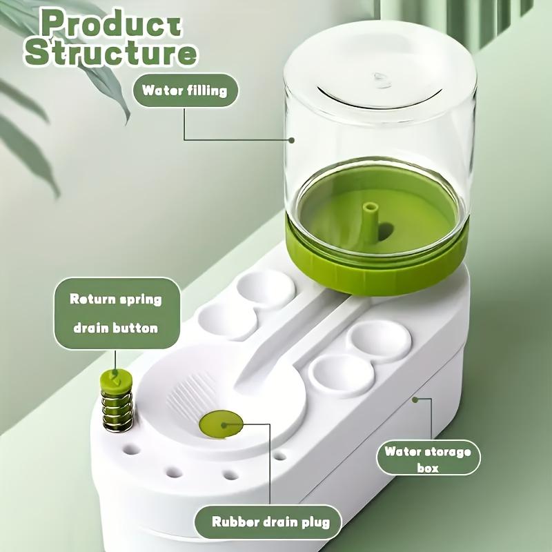 1pc Professional Automatic Brush Cleaner with One-Touch Water Change System - Suitable for Watercolor and Acrylic Paints, Essential Tool for Artists