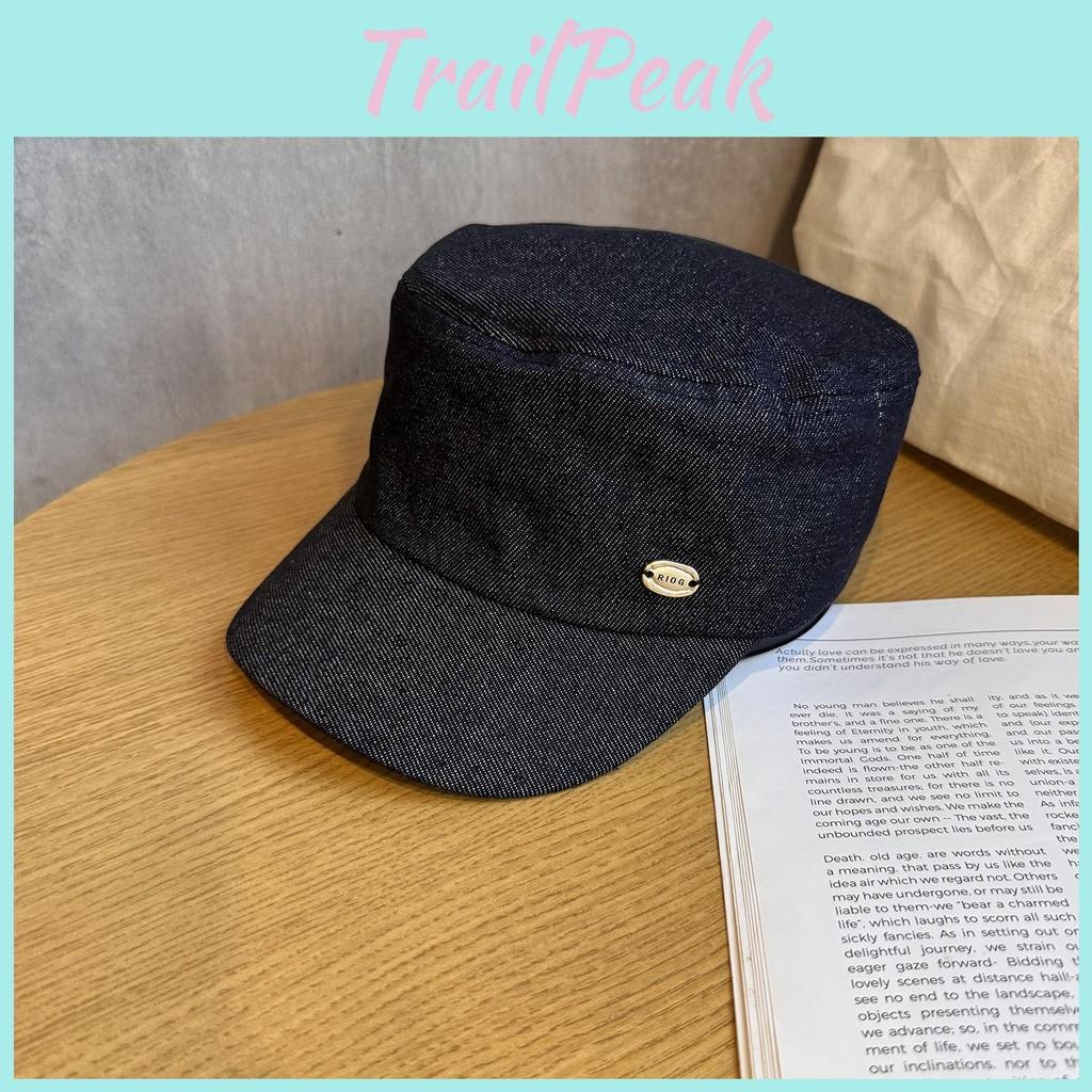 Navy Denim Blue Equestrian Cap With Breathable For Daily Activities Outdoor