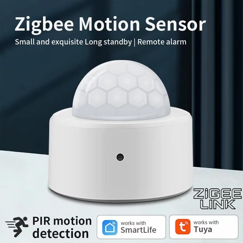 Czujnik ruchu Zigbee Human PIR Tuya Czujnik ruchu ciała Inteligentny czujnik PIR Detektor podczerwieni Alarm bezpieczeństwa domu Obsługa Alexa Google
