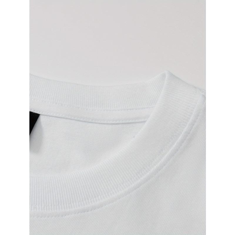 Camiseta Vintage Pura Estampada para Hombre, Sencilla, Elegante, Cómoda Camiseta Casual Estampada para Hombre Moda Fresca Camisetas