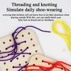 Creativity Montessori Wooden Rope Board Thinking Training Wooden Threading Rope Board  Social Games