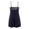 Himiko 029 Series Slip Long Camisole Lingerie (Navy, M)