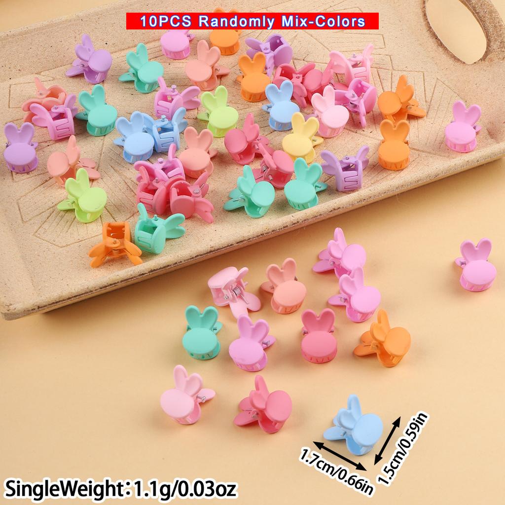 Colorful Candy Clasp Clip Mini Small Princess Head Broken Hair Clip Summer Forehead Bangs Side Clip Broken Hair Headpiece.
