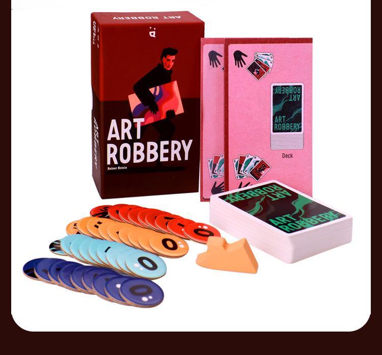 Art Heist: Robbery Game - 2-5 Players, English Edition, Adult Card Party Game