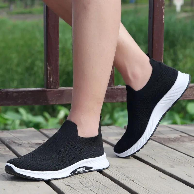 Fashion Men Shoes Mesh Breathable Lightweight Sneakers Men New Fashion Casual Walking Shoes Outdoor Running Shoes Zapatillas Hombre