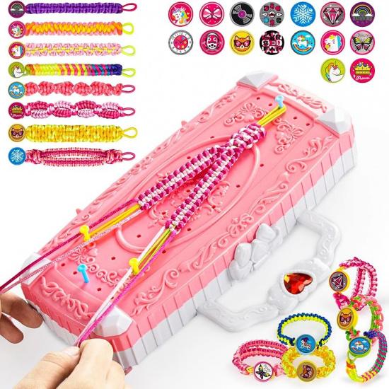 TQRAZ Bracelet Making Kit,Friendship Bracelet Kit DIY Arts and Crafts Toys,Bracelet Making Kit for Girls 8-12,Birthday Gifts Ideas for Girls 8 9 10