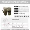 Men Women Outdoor Hiking Gloves Wear Resistant Cycling Fitness Protective Gloves for Mountaineering