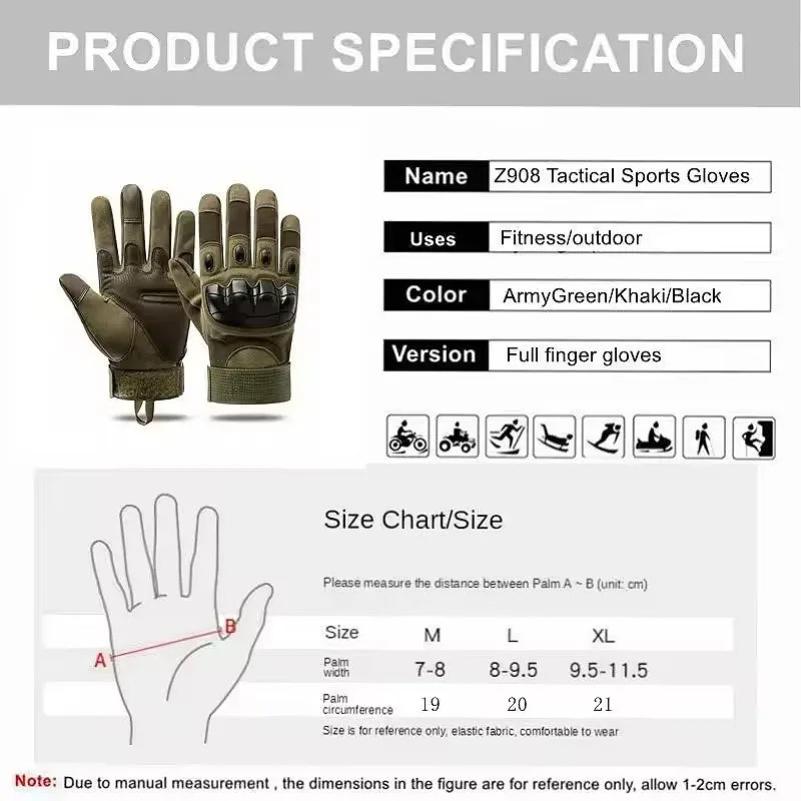 Men Women Outdoor Hiking Gloves Wear Resistant Cycling Fitness Protective Gloves for Mountaineering