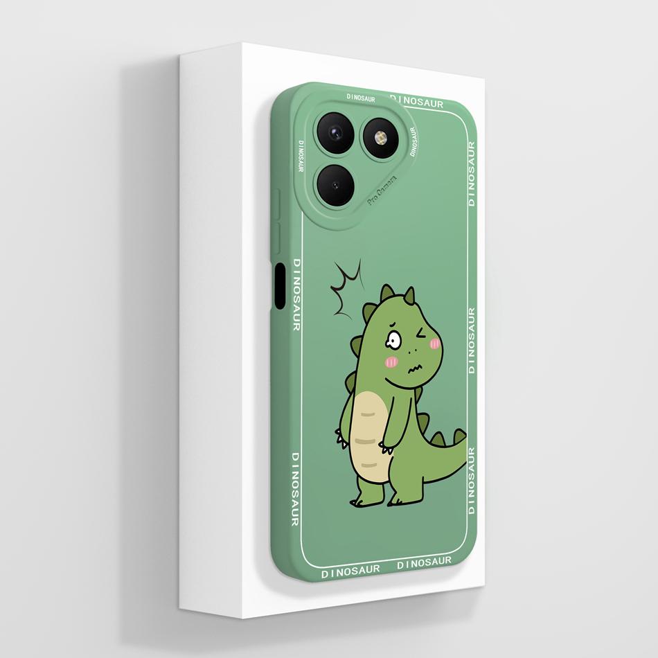 Case For Tecno Pova 7 Pro / 7 Ultra / 7 Neo Cool Bear Soft Liquid Silicone Phone Shell For Tecno Pova7 4G 5G Durable Back Cover