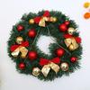 Red Christmas Wreath for Front Door Gold Window Wall Door Christmas Decorations 2025 Garland Ornament Guirnalda Navidad