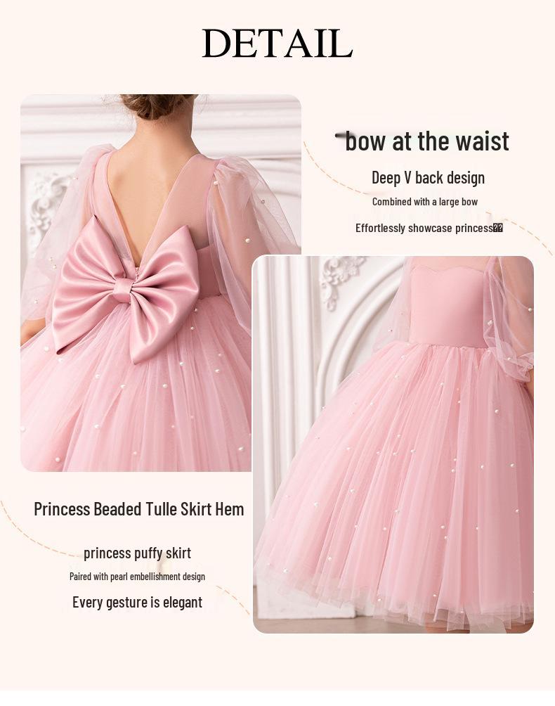 International Little Girl's Party & Performance Princess Dress