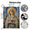 DIY 3D Pearl Diamond Painting Art Set Virgin Mary Religious Art Set Wall Art
