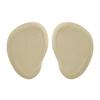 Adhesive Transparent Gel Non-Slip Forefoot Pads with Adjustable Velvet Insoles