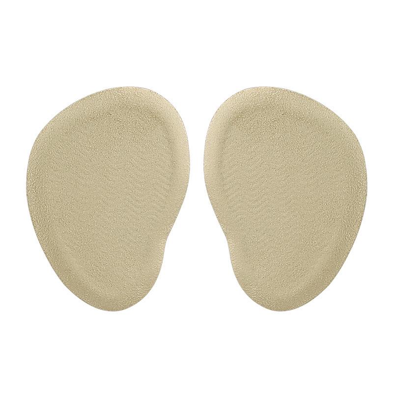 Adhesive Transparent Gel Non-Slip Forefoot Pads with Adjustable Velvet Insoles