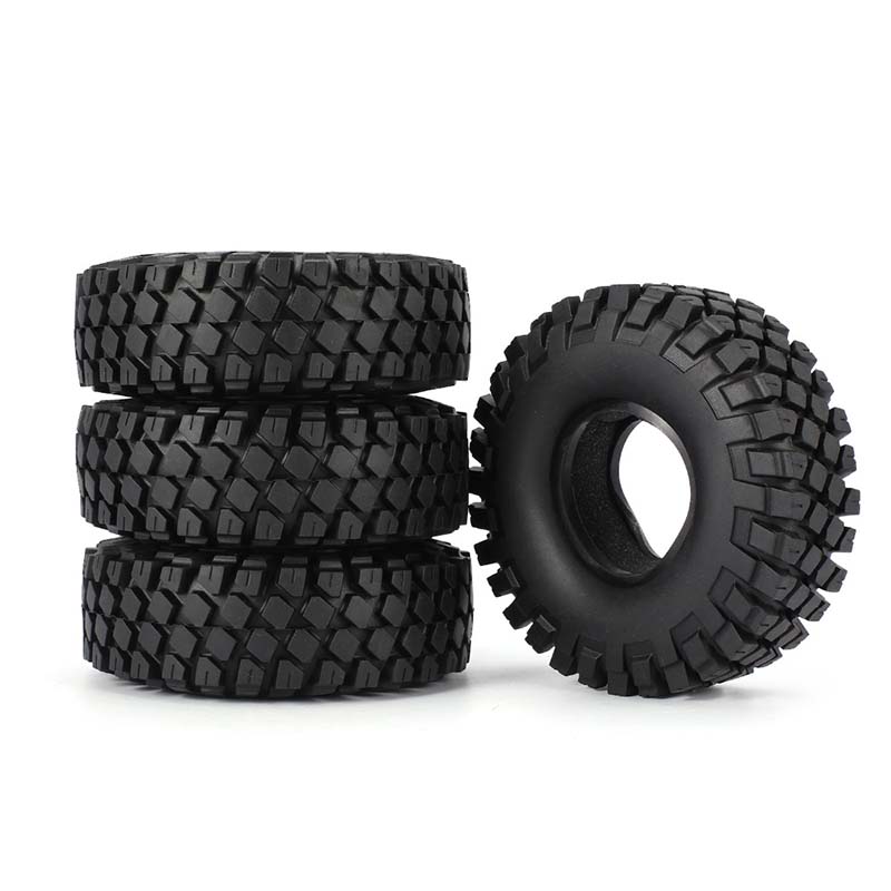

4pcs Rc 19 Crawler Tires Tyre 114mm For 110 Rc Rock Crawler Axial Trx4 Scx10