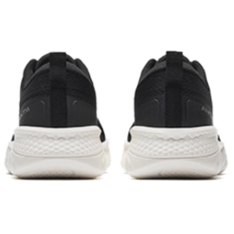 Anta Comfortable Fashion Versatile Shock Absorbing Wear Resistant Low Top Casual Shoes Men sneaker Basic-Black 912517752-4