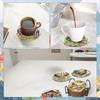 8 Pieces/set of Diamond Painted Chicken Farm Pattern Coasters,DIY Coasters with Holder,Suitable for Beginners and Adults, Art and Craft Supplies Gifts