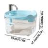 Pet Fountain Cat Drinking Fountain Dog Water Dispenser Automatic Feeder Waterer 1.5L Bowl For Small Animals Pet Puppy Kitten