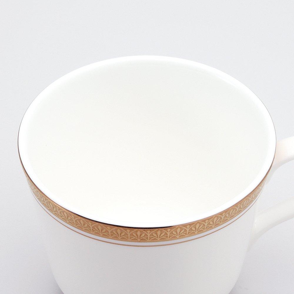 NARUMI Esmeralda Gold Cup and Saucer, 190cc, Coffee, Made in Japan, 8186-2369