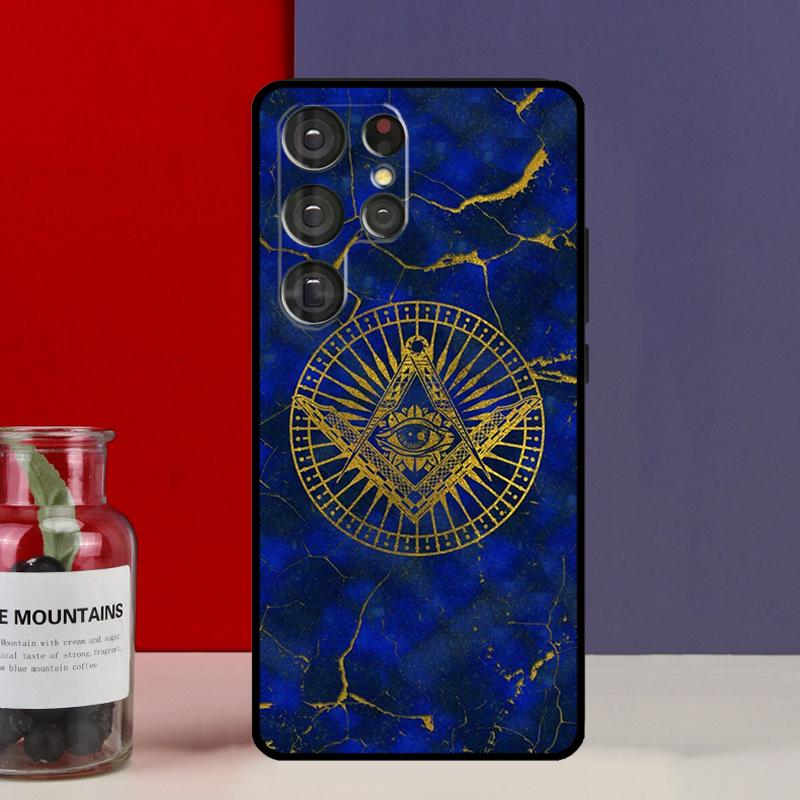 Pyramid Eye Symbol Funda Case For Samsung Galaxy S25 Ultra S9 S10 S20 S21 FE S22 S23 Plus S24 Ultra Phone Cover