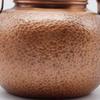 Handcrafted Vintage Large Size Copper Coffee Pot,Thickened Hammer Texture Weave Handle 1600 Ml Heat Resistant Filter Tea Kettle