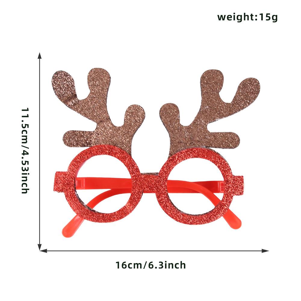 Christmas Party Eyeglass Frames: Santa, Snowman & Antler Designs for Kids