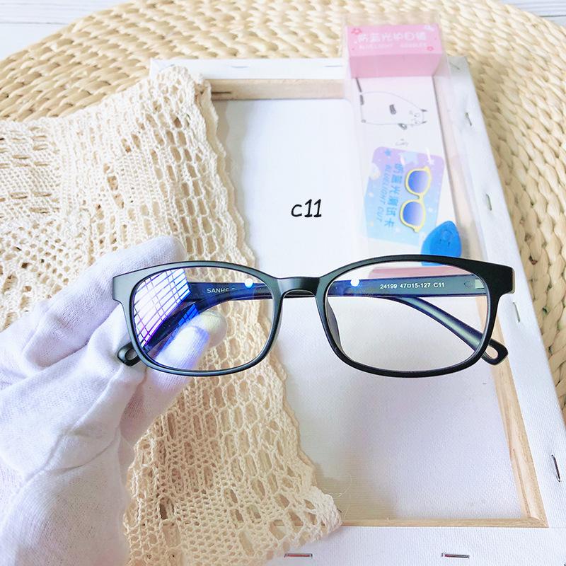 Asha Lu Kids’ Ultra-Light Anti-Blue Light TR90 Glasses Frame for Prescription Lenses
