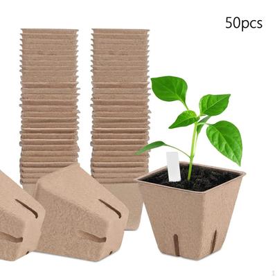 Plant Seedling Planting Pot Square for Greenhouse Accessory