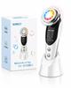 SONCCI Facial Massager - EMS RF Facial Massager - Ultrasound, Pore Care, Eye Area Treatment, Heat, Vibration, Ion Introduction, Ion Export, Face Slimm