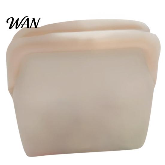 Leak-proof Food Storage Bags Silicone Bag Leak-Proof Upright Freezer Prevent Odor Dishwasher Safe Transfer Reusable Thick Tear-Resistant Snack