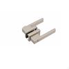 Narrow Frame Glass Door Lock Anti Aluminum Alloy Handle WearResistant for Washroom, Office