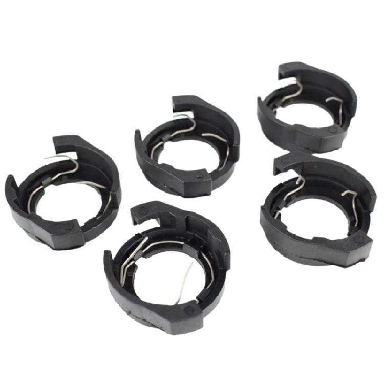 Automotive H7 Headlight Holder Clips Plastic Construction For LED Bulb Stability During Vehicle Motion