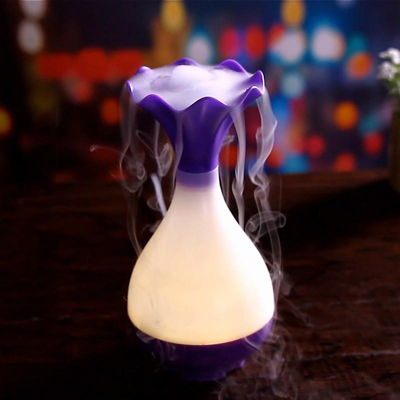Shape Usb Bottle Aromatherapy Humidifier Home Ultrasonic Silent With Night Light