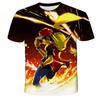 2026 New Anime Pikachu Children 3D Fashion Casual T-shirt Pokemon Boys Girls Kids Cosplay Yellow Clothing T-shirt Short Sleeve