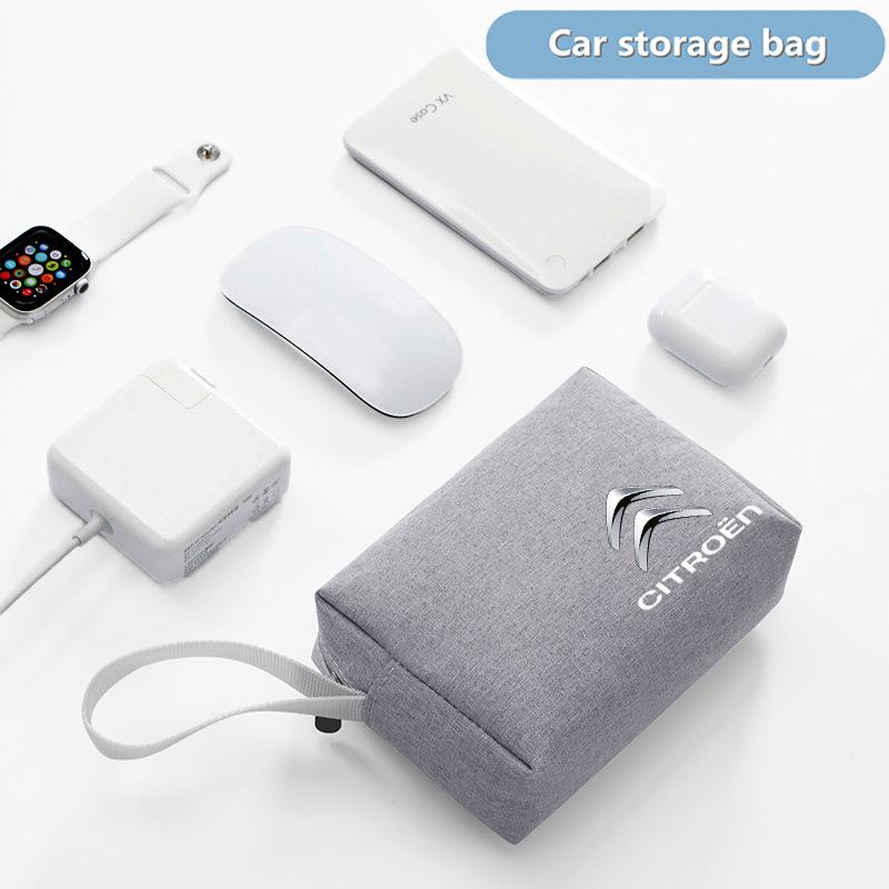Kabelopbergtas Waterdichte Digitale Elektronische Organizer Draagbaar Voor Citroen C3 C4 X7 Xsara Picasso Crosser C-ELYSEE JUMPY VTS