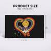 Rainbow Brite With Rainbow Heart Soft Face Towel Quick Dry Pool Bath Cotton Towels Absorbent