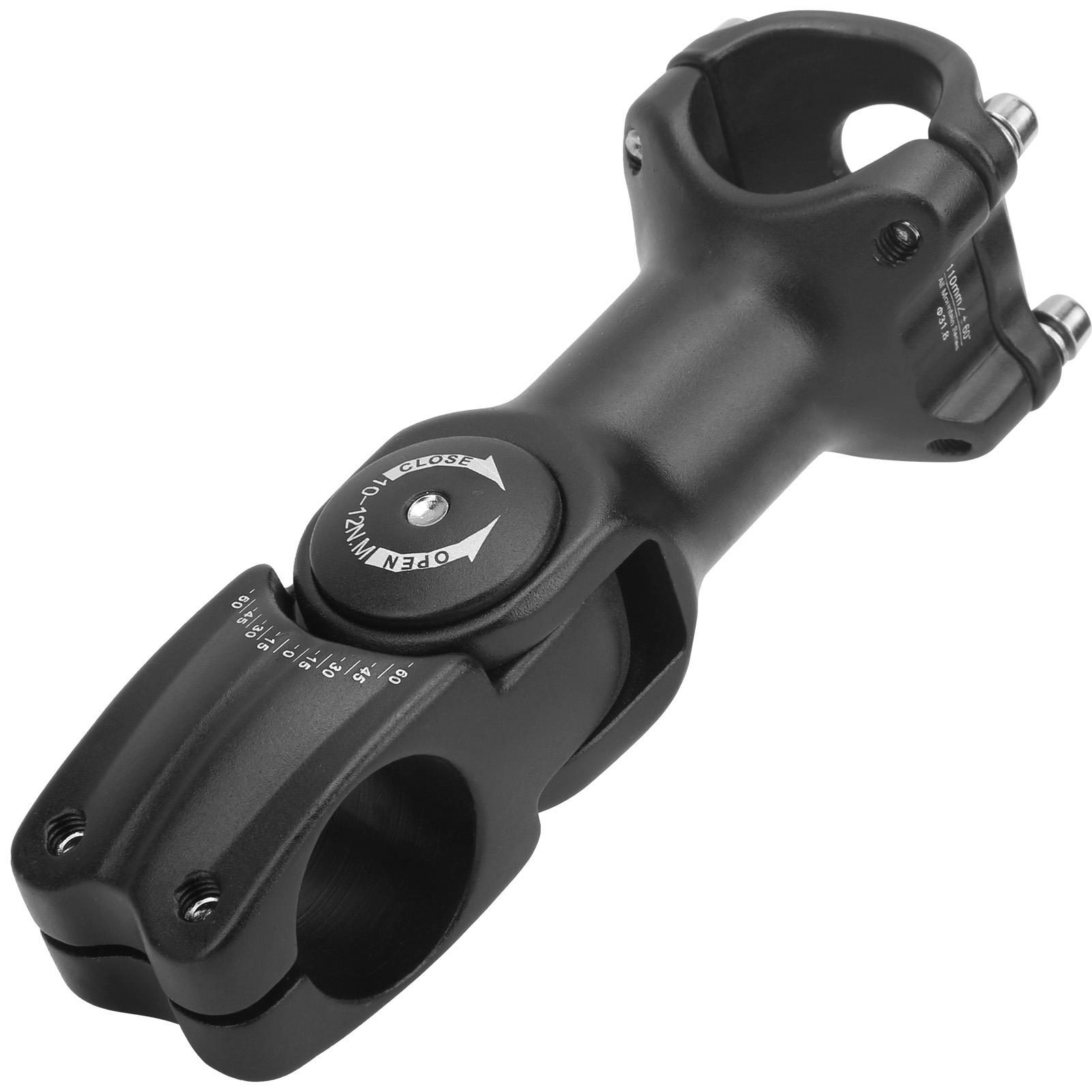 LUNJE 31.8x110мм Алюминиевый сплав, регулируемый по углу подъемник выноса руля для горного велосипеда