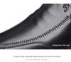Men's Waterproof Soft Leather Slip-On Loafers - Comfortable Driving Shoes for Hotel or Work