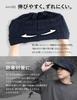 Loo&c Cross Knit Casket Beanie with Visor Black Free Size (56-64cm) [Parallel Import]