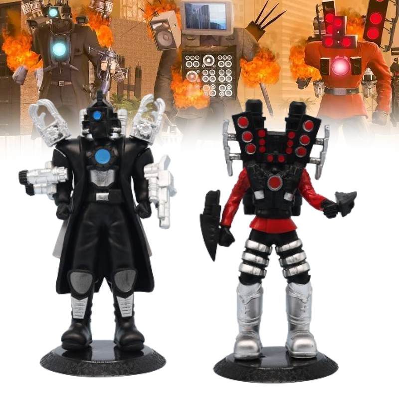 Toaletă Titan Skibidi Speakerman Cameraman Model Jucărie Păpușă Personaj de Desene Animate Joc