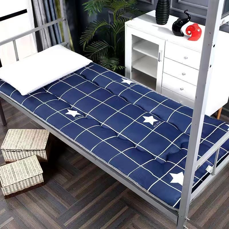 Ortable Futon Mattress | Skin-Friendly, Non-Slip, Breathable Cam Sleeping Pad with Star Pattern, Foldable Tatami Mat for Home and Travel
