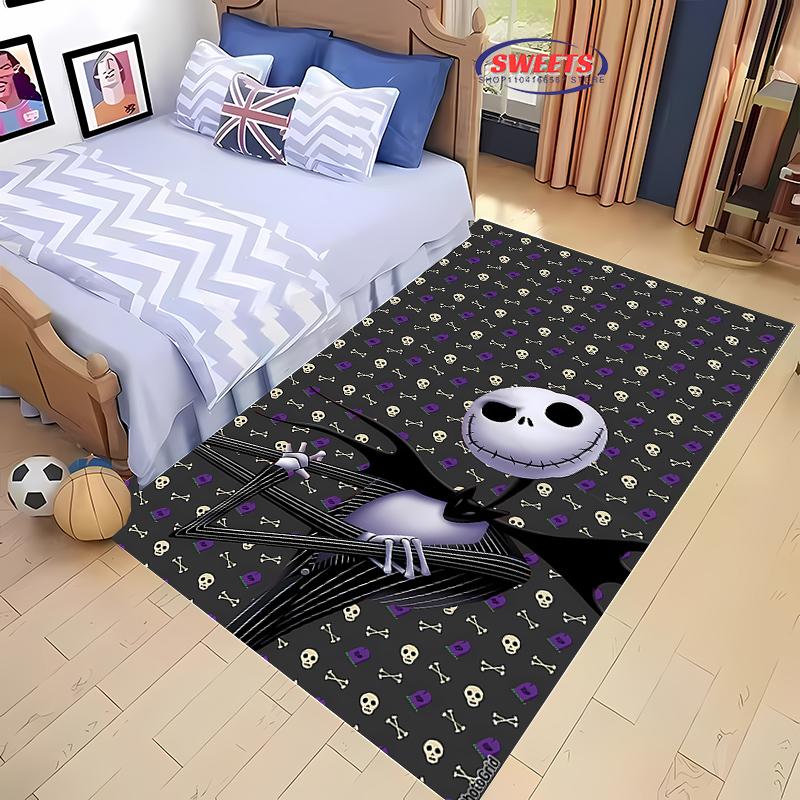 The Nightmare Before Christmas Carpet New Release! Anti-slip Sound Insulation, Rug for Living Room Bedroom, Durable Washable Mat