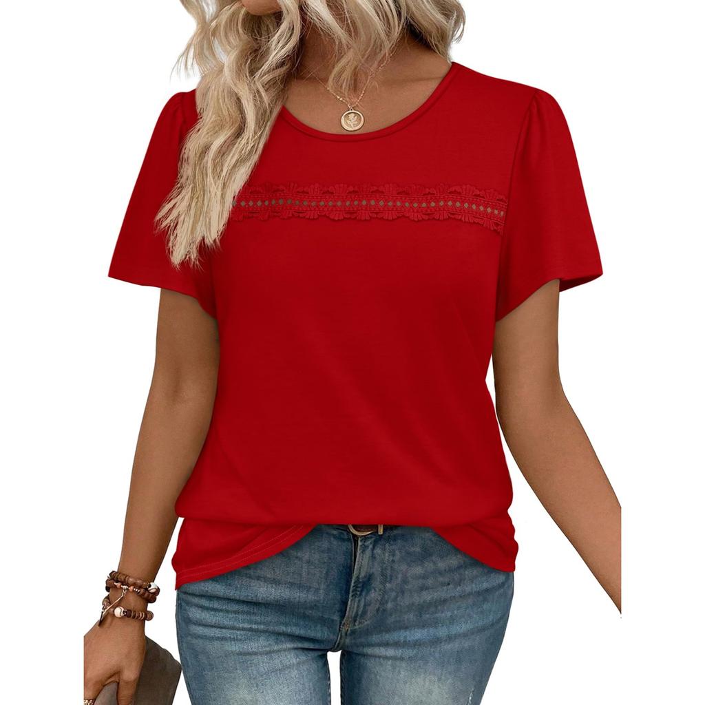 Women's Fashionable Loose,fitting Casual Summer Short,sleeved T,shirt