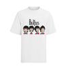 Retro The Beatles Band John Lennon McCartney Baumwolle Bio Herren T-Shirt