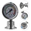 High Quality 1.5Inch TC50.5MM Sanitary Hygienic Stainless Steel SS316L 0-6bar Clamped Radial Stem Pressure Gauges with 60MM Dial