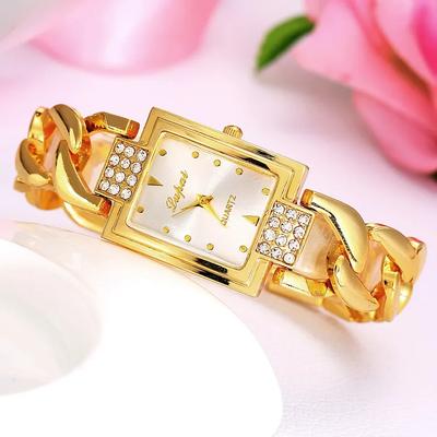 Zegarki Damskie Topowa Marka Luksusowy Złoty Zegarek Bransoleta Zegarki Damskie Cyrkonie Zegarek Damski Zegar Reloj Mujer Montre Femme