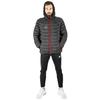 Veste chauffante noir et rouge taille XXL