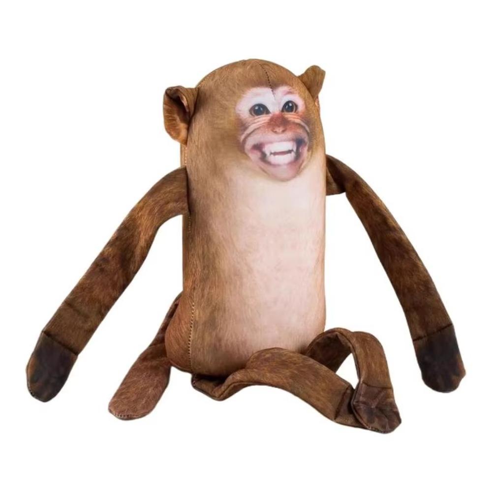 Sleeping Monkey Plush Dolls Stuffed Animal Monkey Stuffed Toys Monkey Plush Toys  Bag Accessories